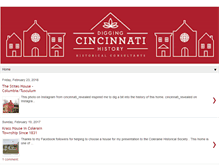 Tablet Screenshot of diggingcincinnati.com